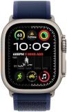 Apple Watch Ultra 2 GPS + Cellular 49mm Smartwatch, Sports Watch with Natural Rugged Titanium Case with Blue Trail Loop - S/M. Fitness Tracker, Precision GPS, Extra-Long Battery Life, Carbon Neutral
