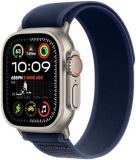 Apple Watch Ultra 2 GPS + Cellular 49mm Smartwatch, Sports Watch with Natural Rugged Titanium Case with Blue Trail Loop - S/M. Fitness Tracker, Precision GPS, Extra-Long Battery Life, Carbon Neutral