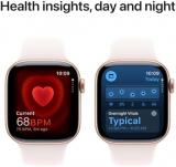 Apple Watch Series 10 [GPS, 42mm] - Rose Gold Aluminium Case with Light Blush Sport Loop (Renewed)