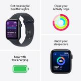 Apple Watch SE 3 GPS 40mm Smartwatch with Midnight Aluminium Case with Midnight Sport Band S/M. Fitness and Sleep Trackers, Heart Rate Monitor, Always-On Display, Water Resistant