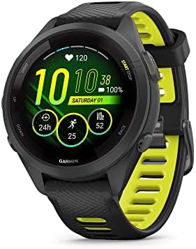 Garmin Forerunner 265S 2.79 cm (1.1 inches) AMOLED 42 mm Black, Grey GPS (Satellite)
