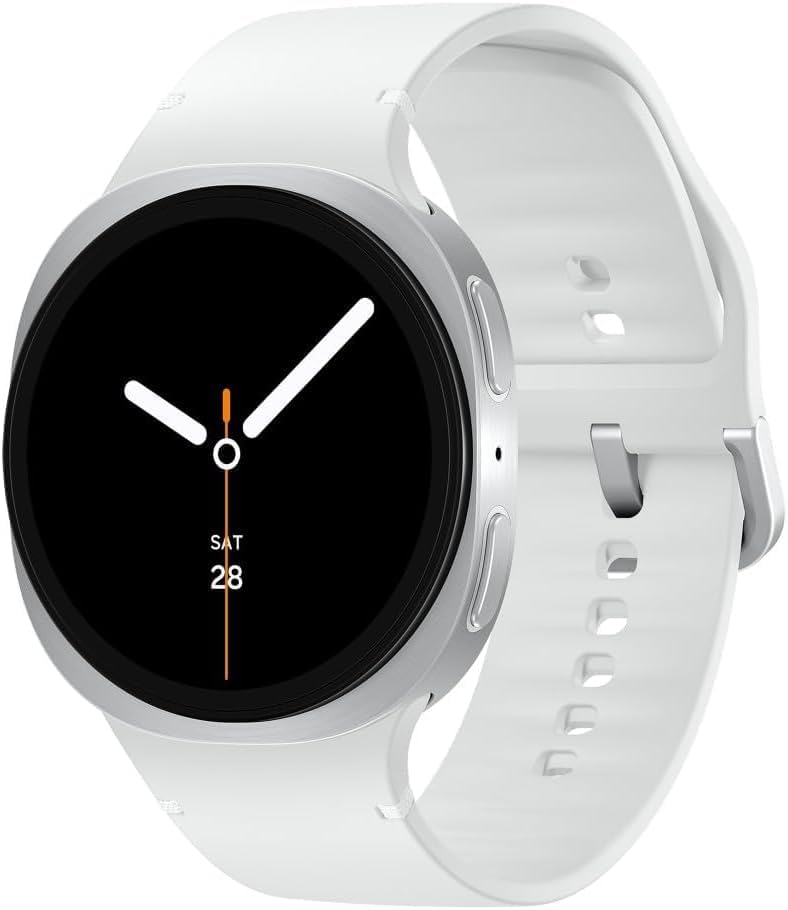 Samsung Galaxy Watch8 44mm Smart Watch BT Bixby White Silver SM-L330NZSAEUA