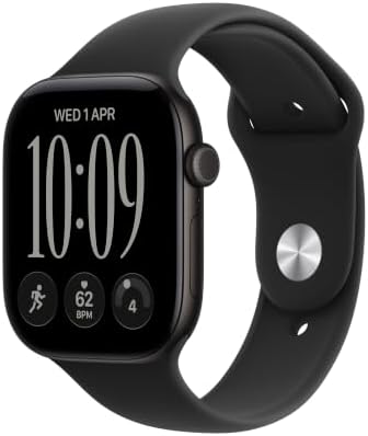 Apple Watch Series 12 GPS 46mm Smartwatch Black Aluminium Case